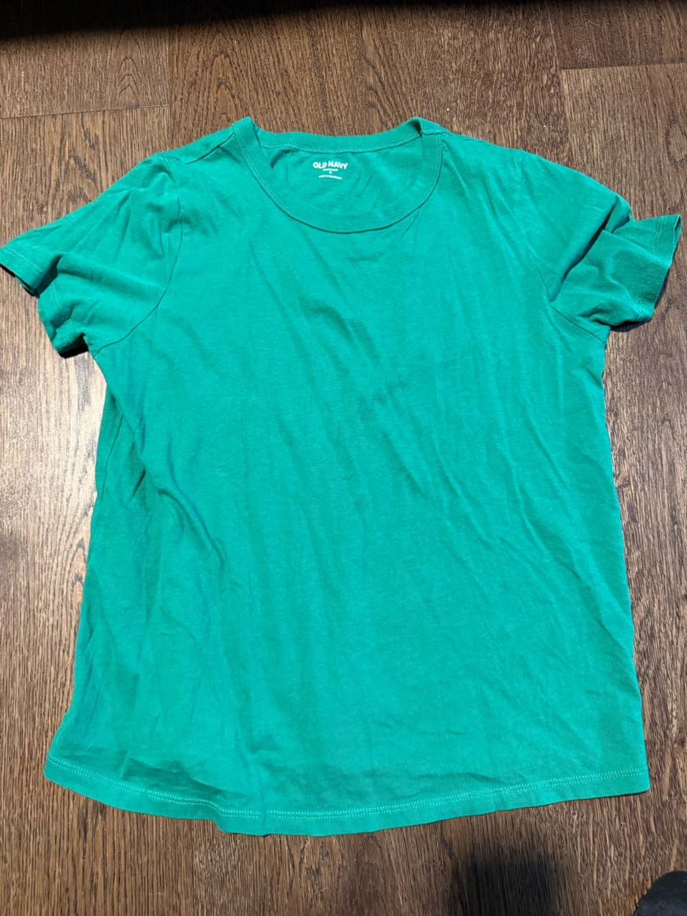 Women's Crewneck Short-Sleeve Top - Teal Green